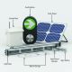Single Solar Horizontal Rapid Flashing Beacon with Push Button Activation - RRFB